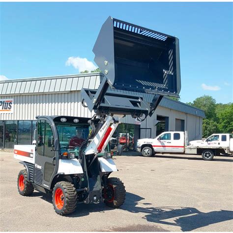 how big is a skid steer bucket|high dump bucket skid steer.